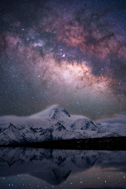 雪山银河-2图片下载