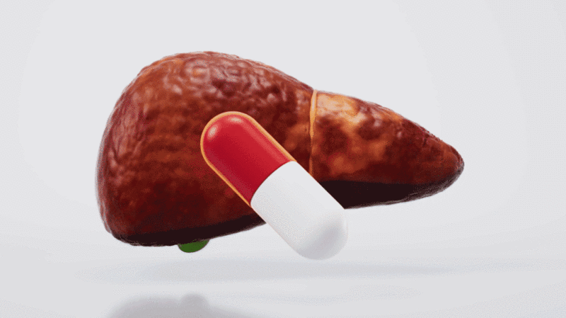 脂肪肝与生物医学3D渲染图片下载