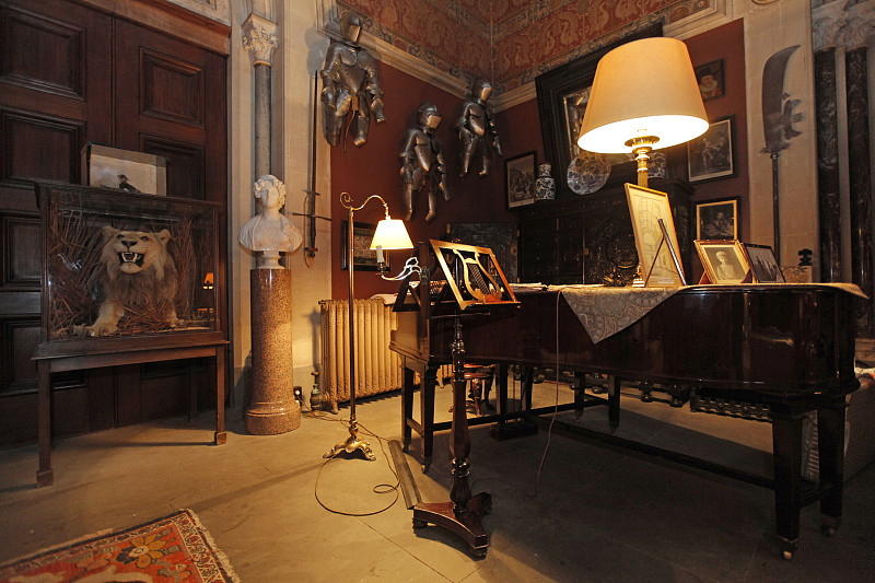 英伦古堡奢华室内装饰图片素材