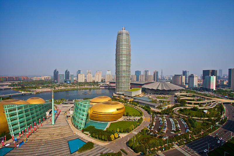 郑州城市建筑日景图片下载