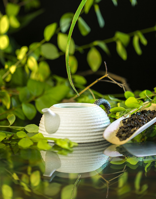 陶瓷茶壶图片素材