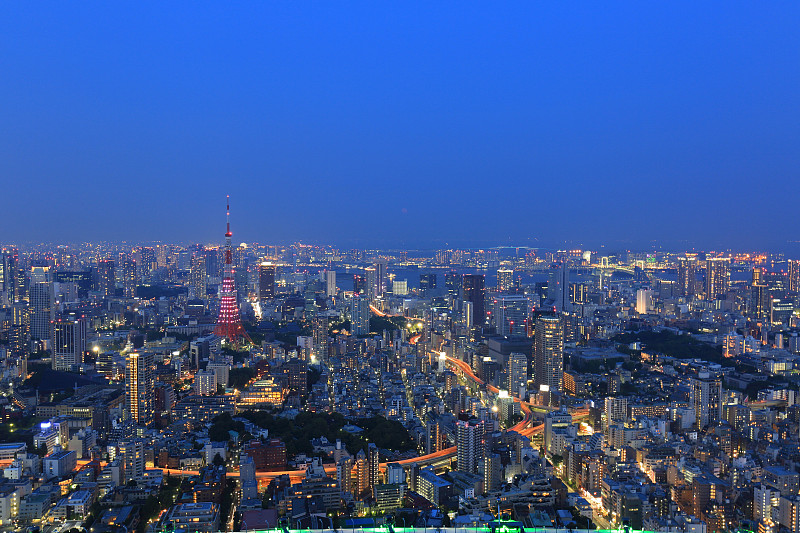 东京塔夜景图片下载