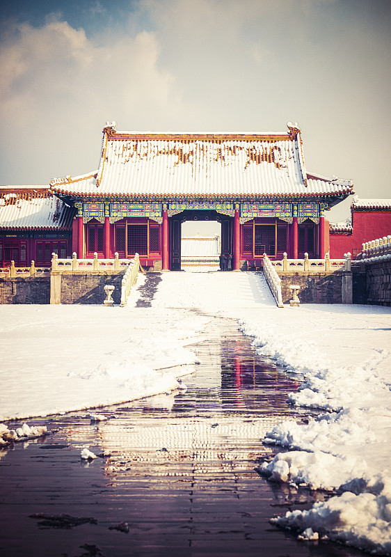 紫禁城的雪图片下载
