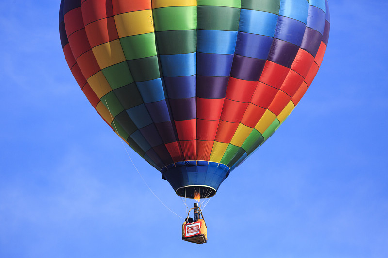 彩色热气球图片下载
