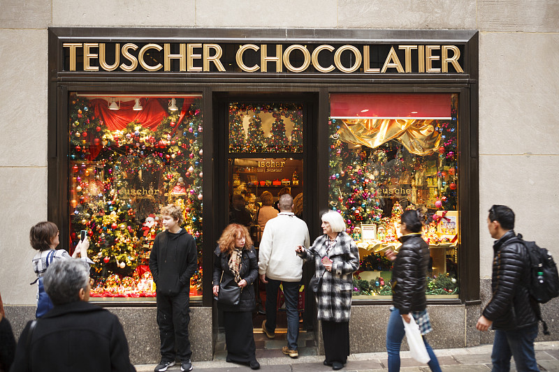 纽约的Teuscher巧克力店图片下载