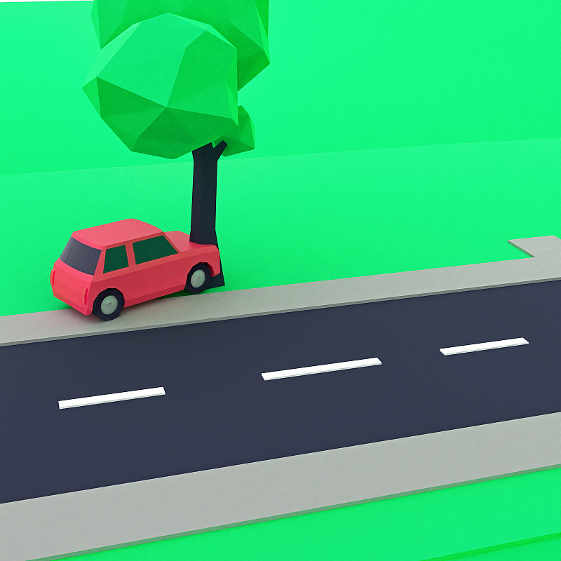 车祸，3D概念图片下载