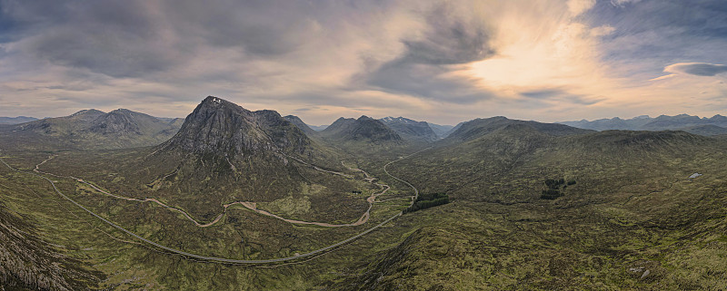 苏格兰高地全景图图片下载