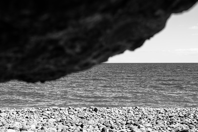 特纳利夫岛的海岸线摄影图片