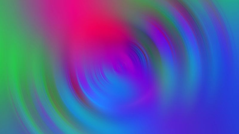抽象蓝色绿色紫色漩涡背景。流体软流动扭转波浪曲线背景摄影图片