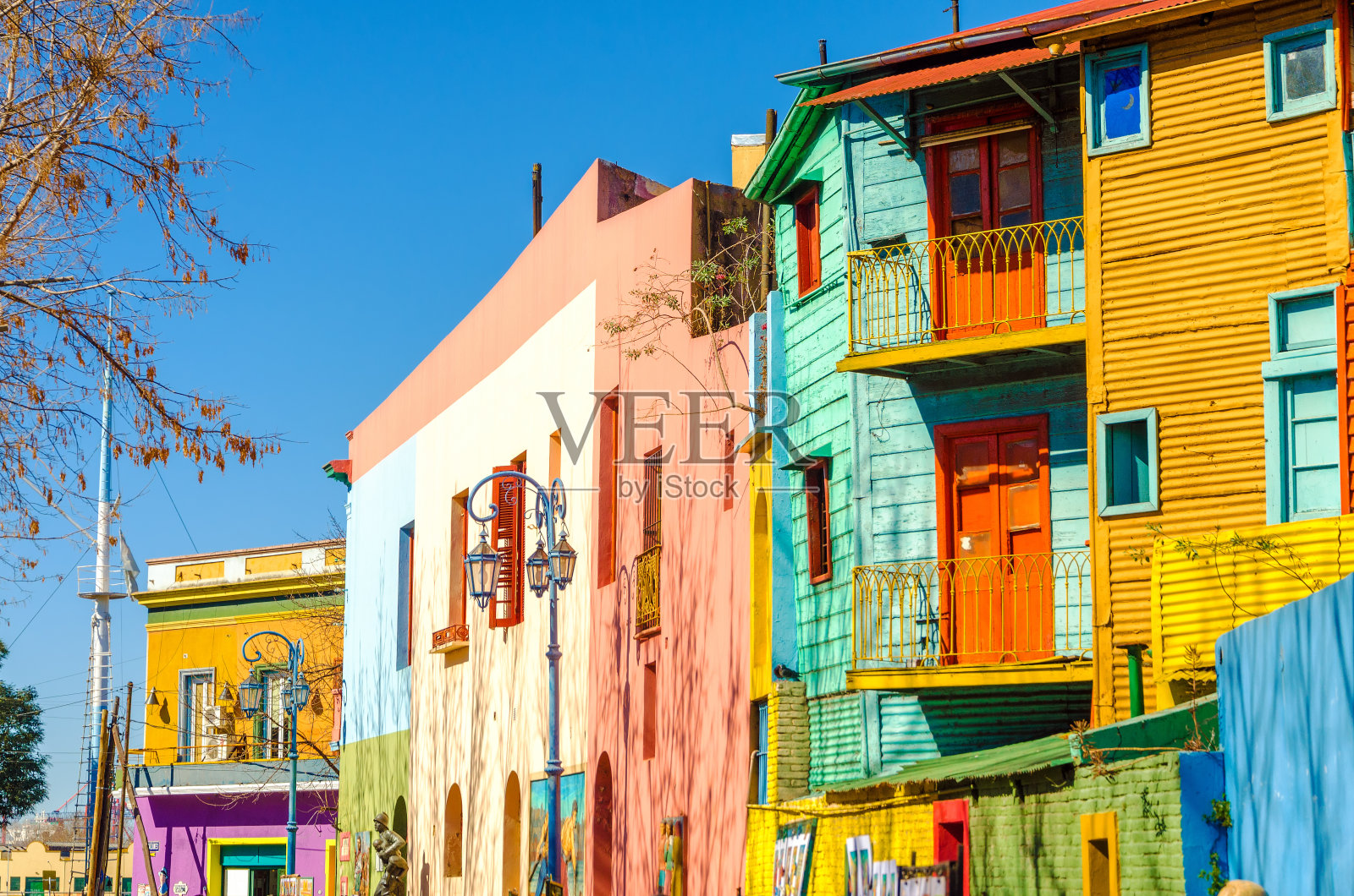布宜诺斯艾利斯的卡米尼托街照片摄影图片