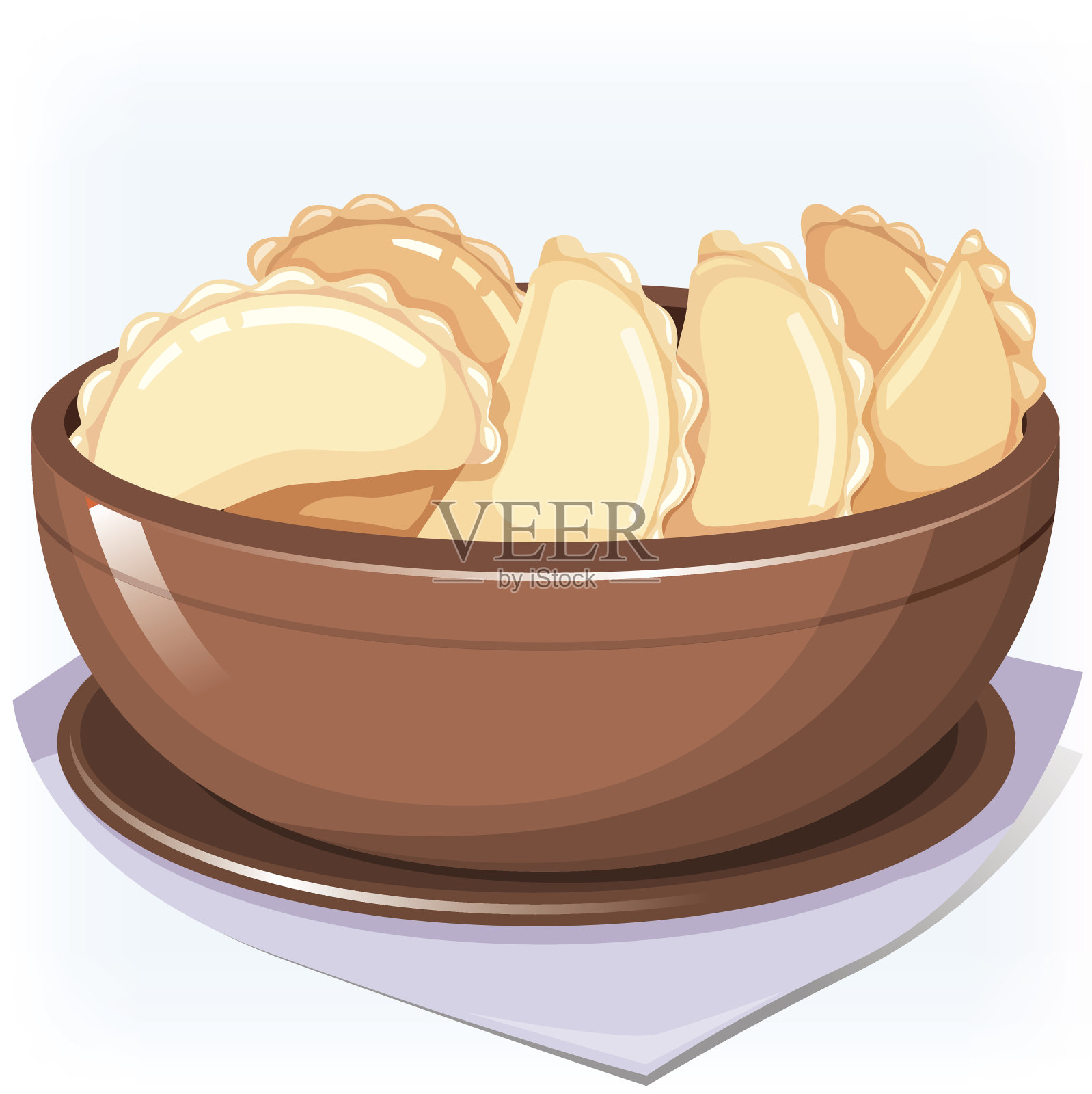 菜,饺子插画图片素材