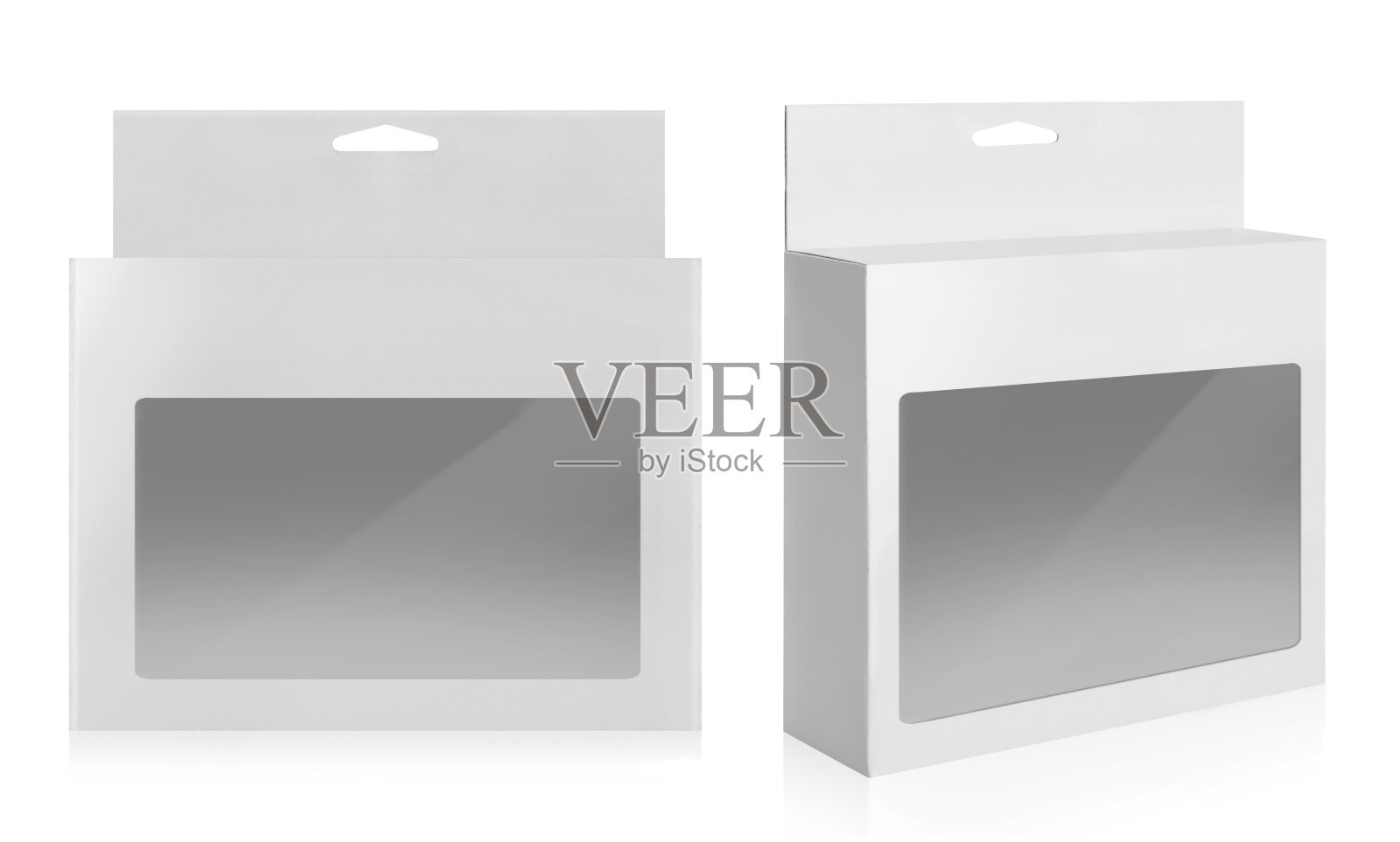 白色产品包装盒的插图与窗户照片摄影图片