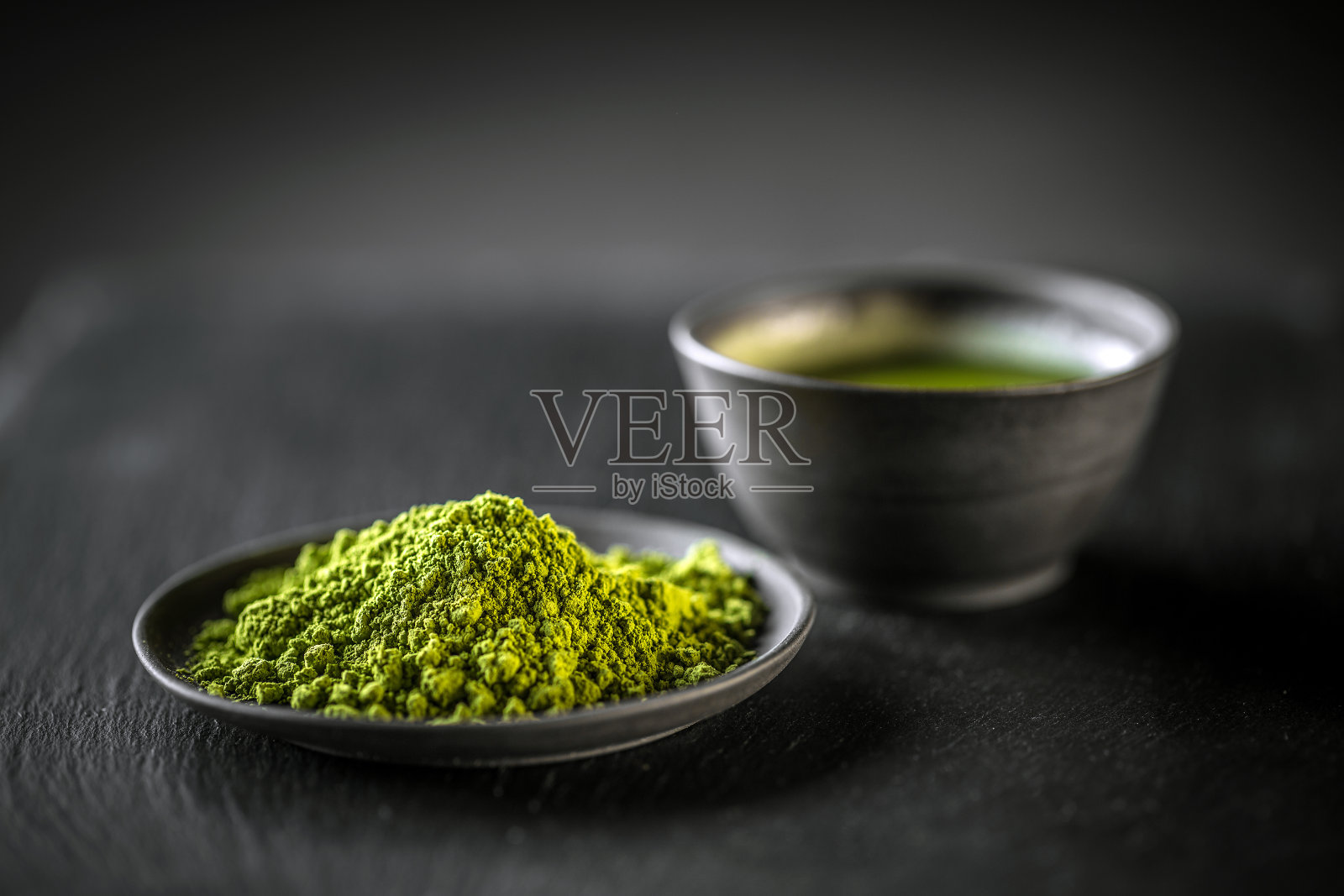 抹茶，绿茶粉照片摄影图片