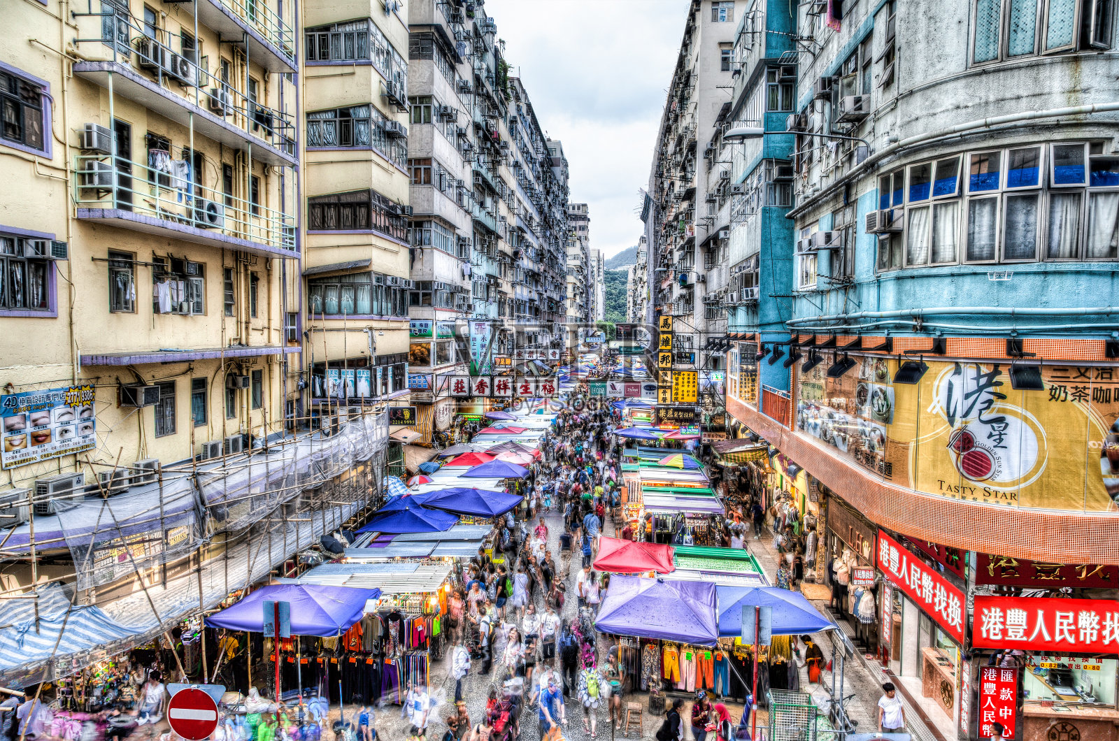 中国香港的街市照片摄影图片
