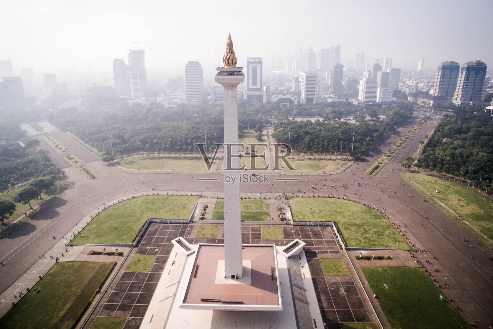 印度尼西亚莫纳斯国家纪念碑照片摄影图片