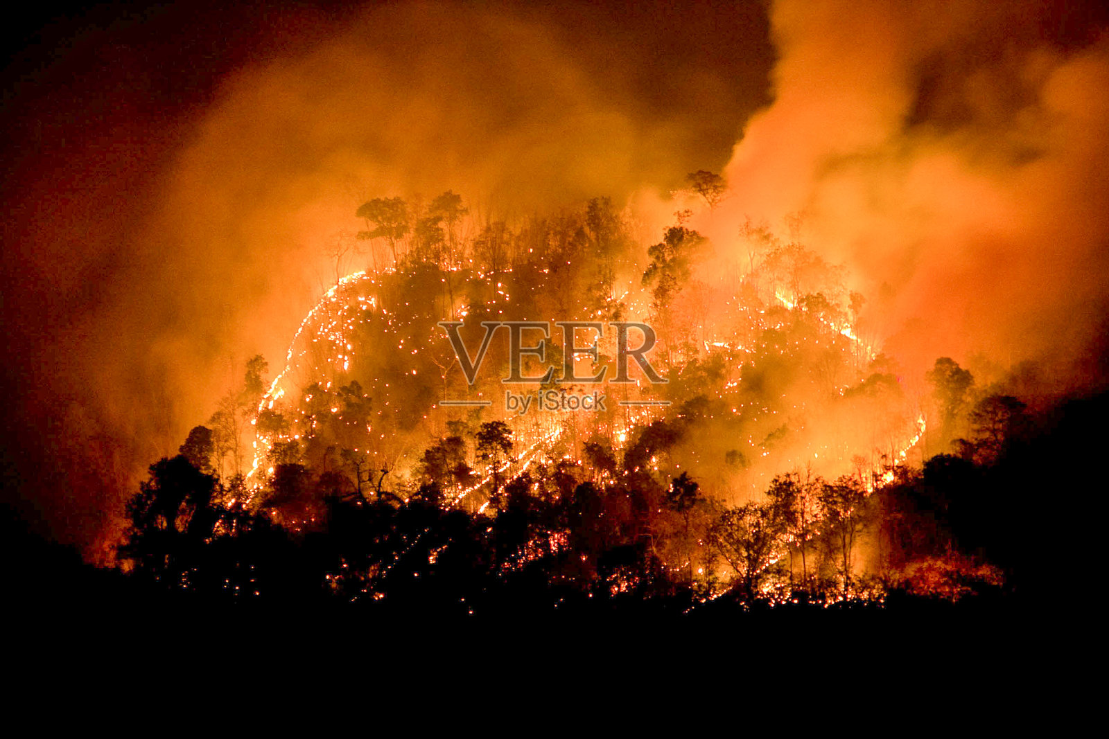 森林火灾/火山照片摄影图片