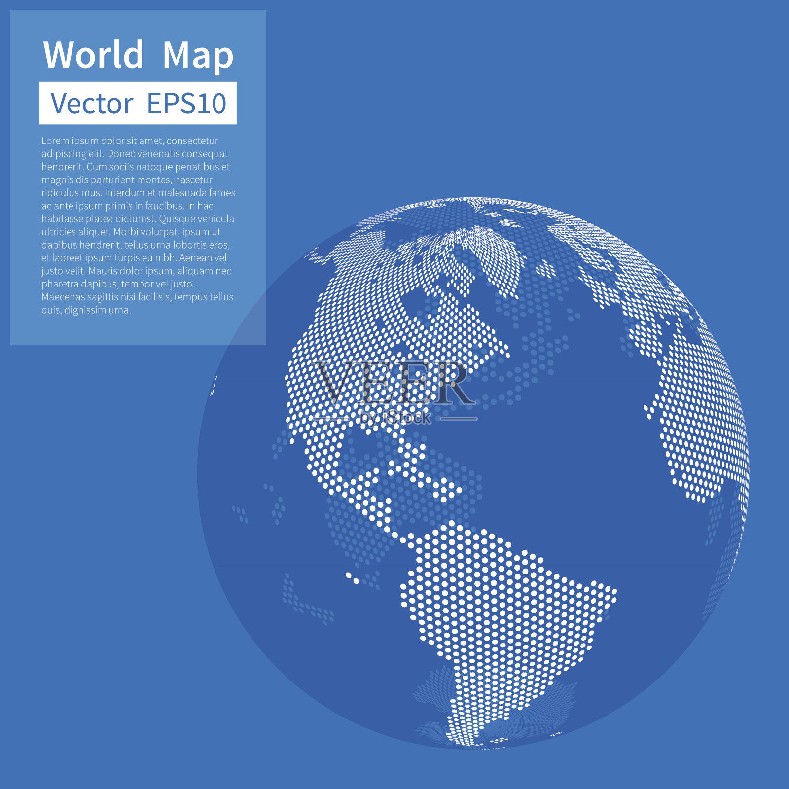 虚线世界地图背景。地球各地。全球化的概念插画图片素材