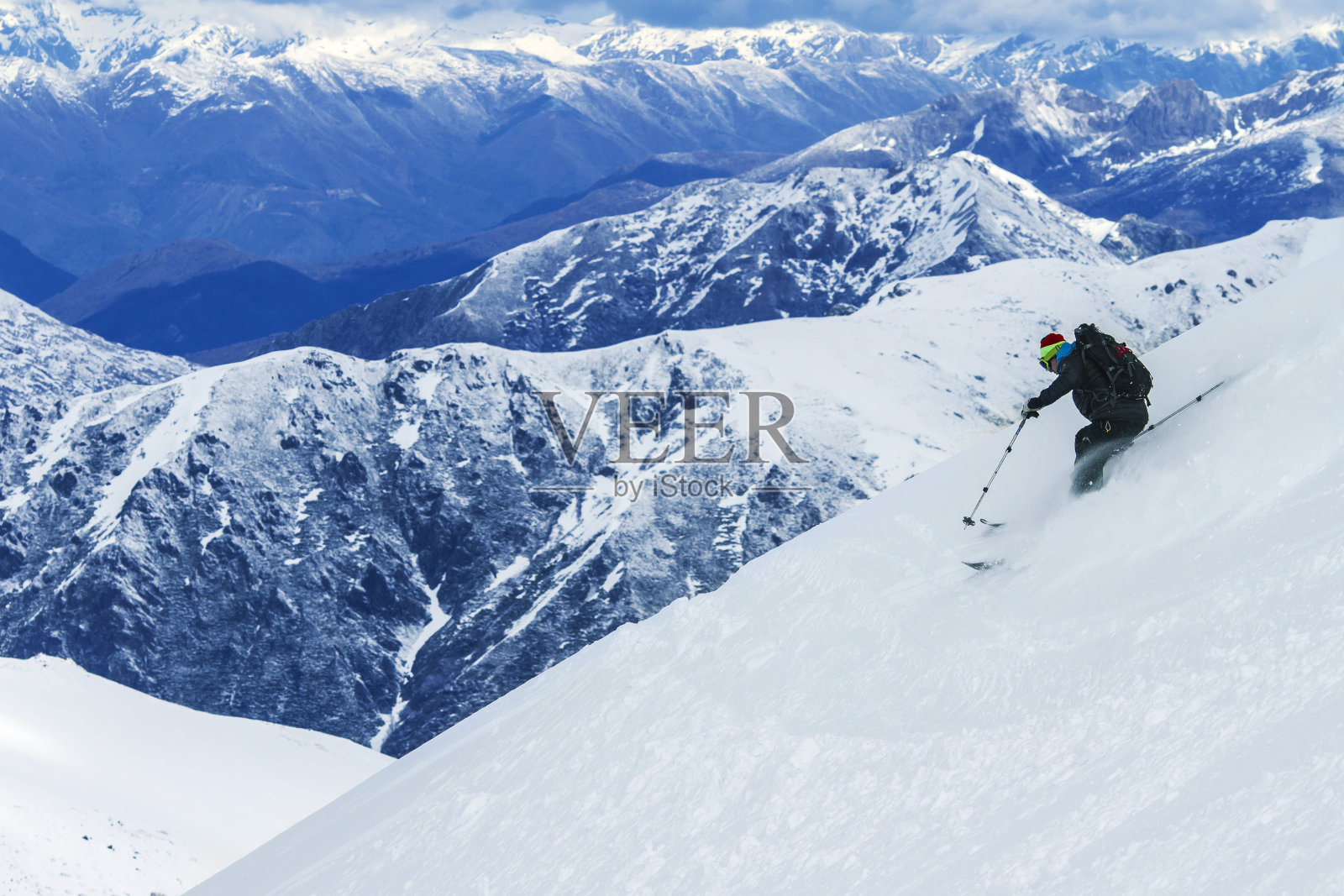 在智利自由滑雪照片摄影图片