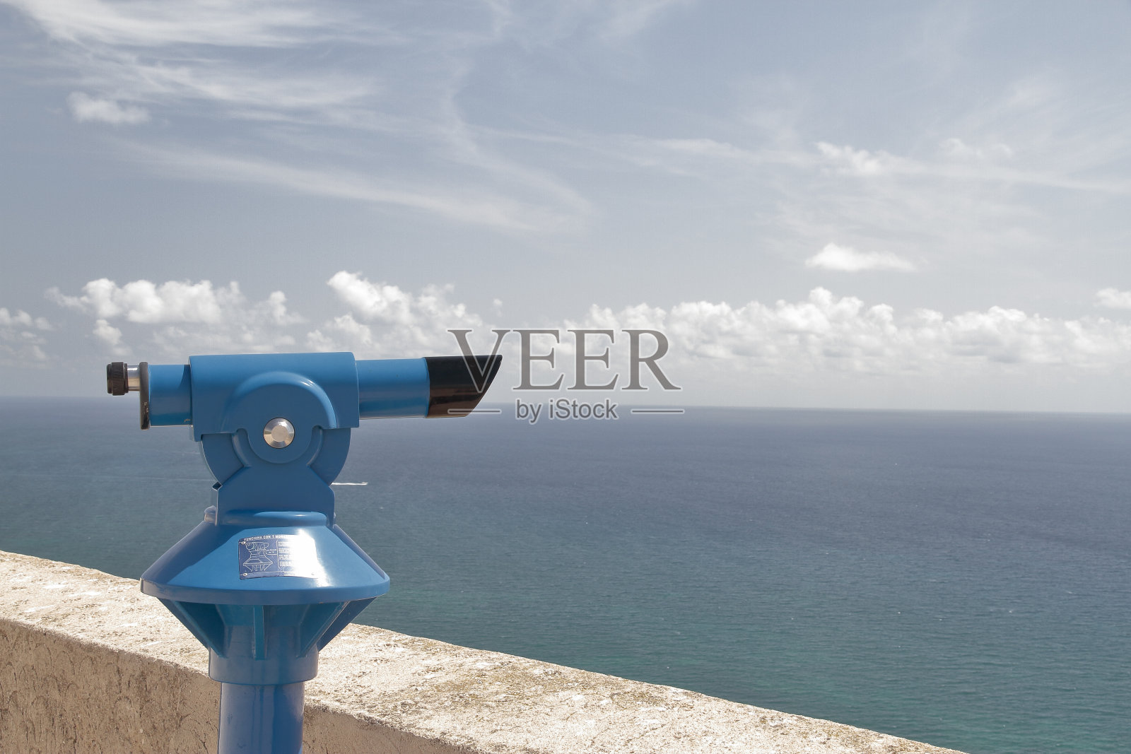 蓝色的全景望远镜照片摄影图片