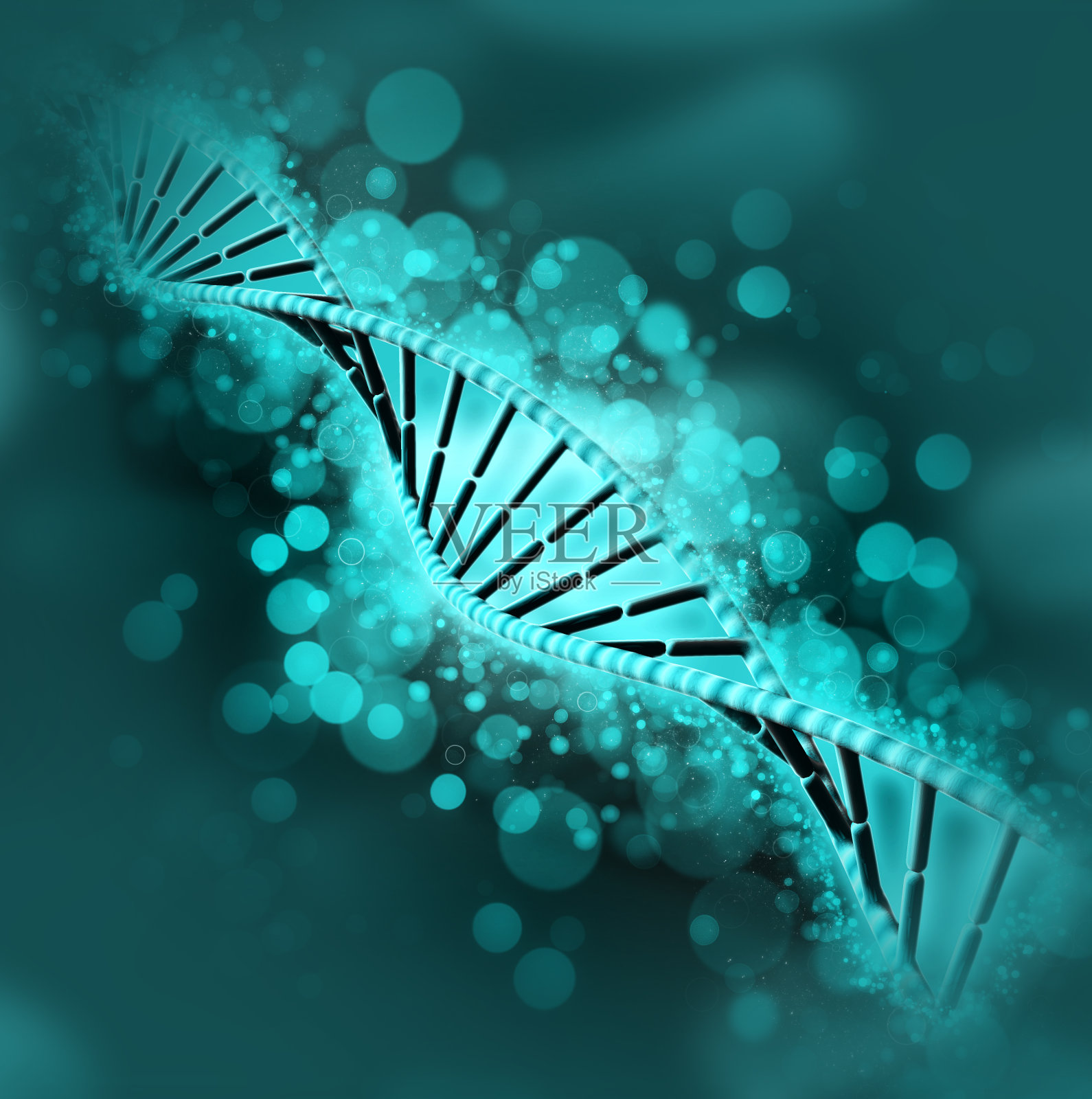 3D DNA医学背景照片摄影图片