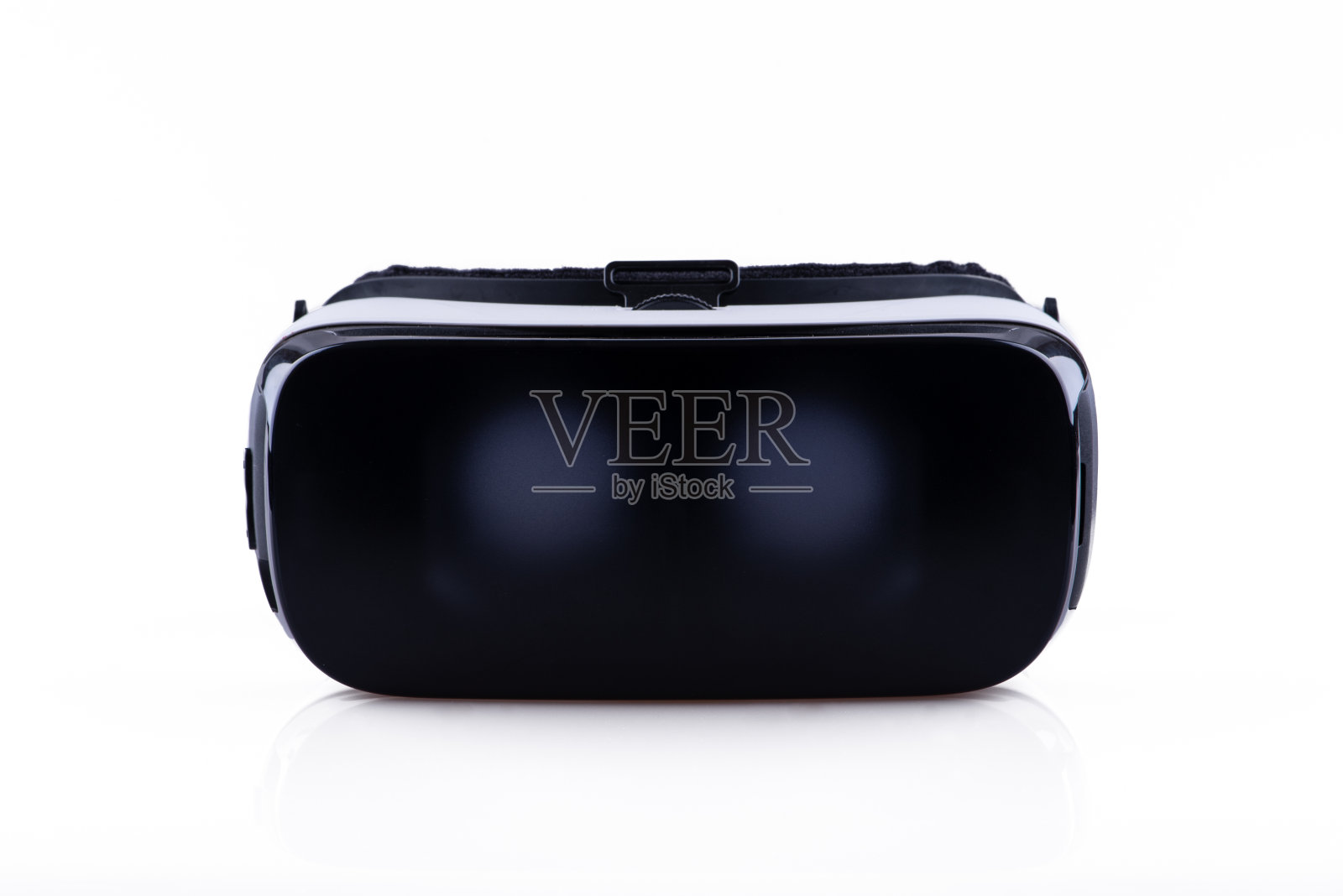 虚拟现实VR头盔的正面视图照片摄影图片