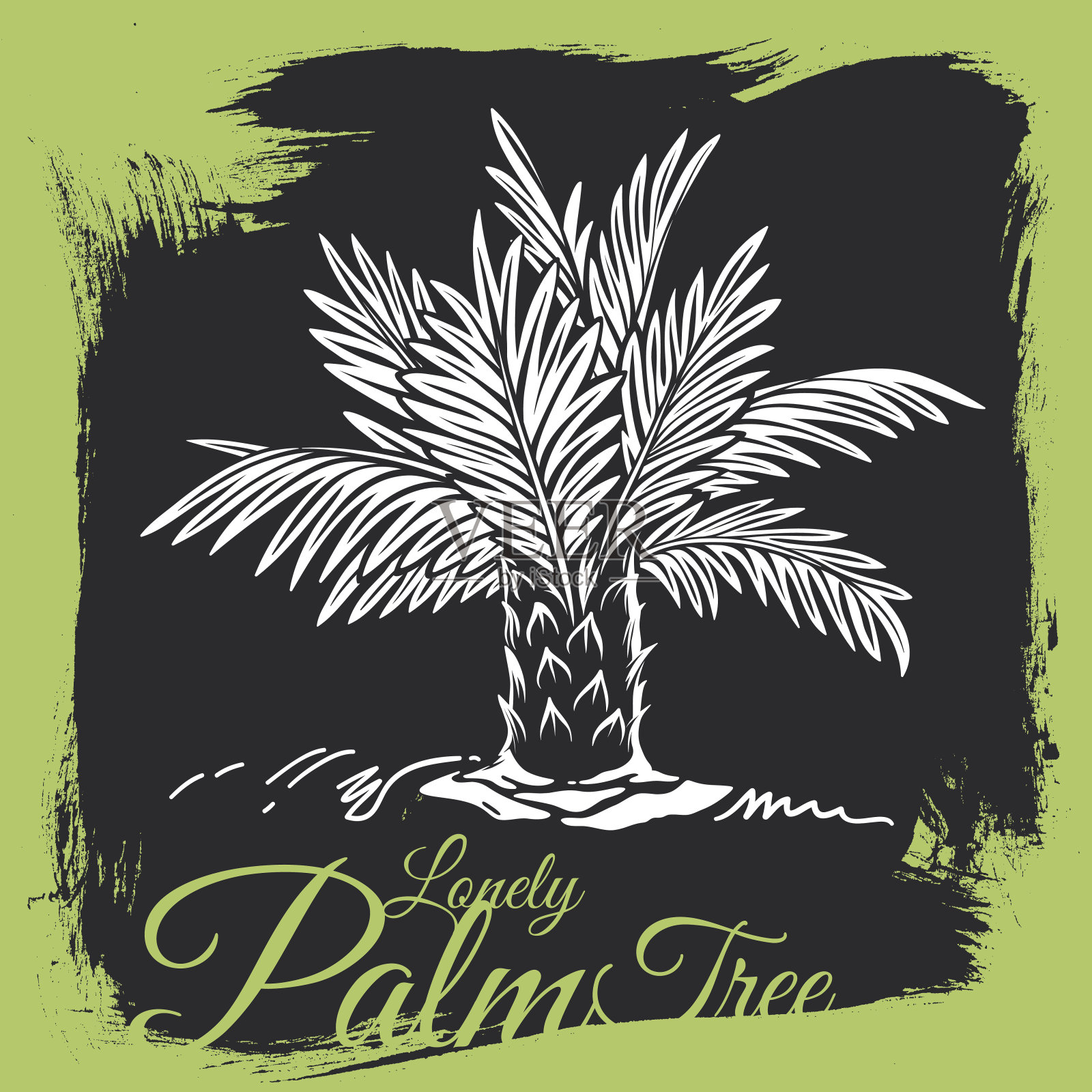棕榈树图插画图片素材