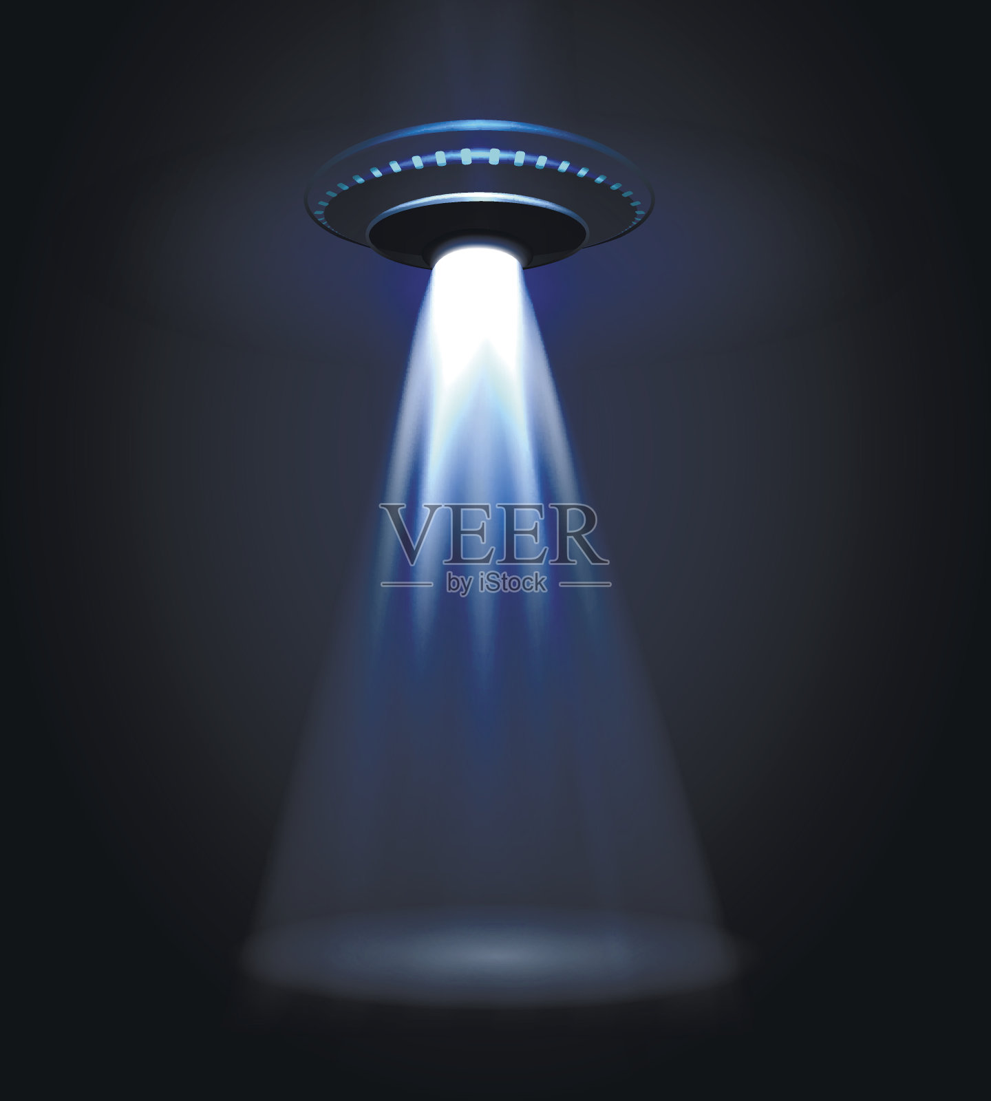 飞碟外星人灯设计元素图片