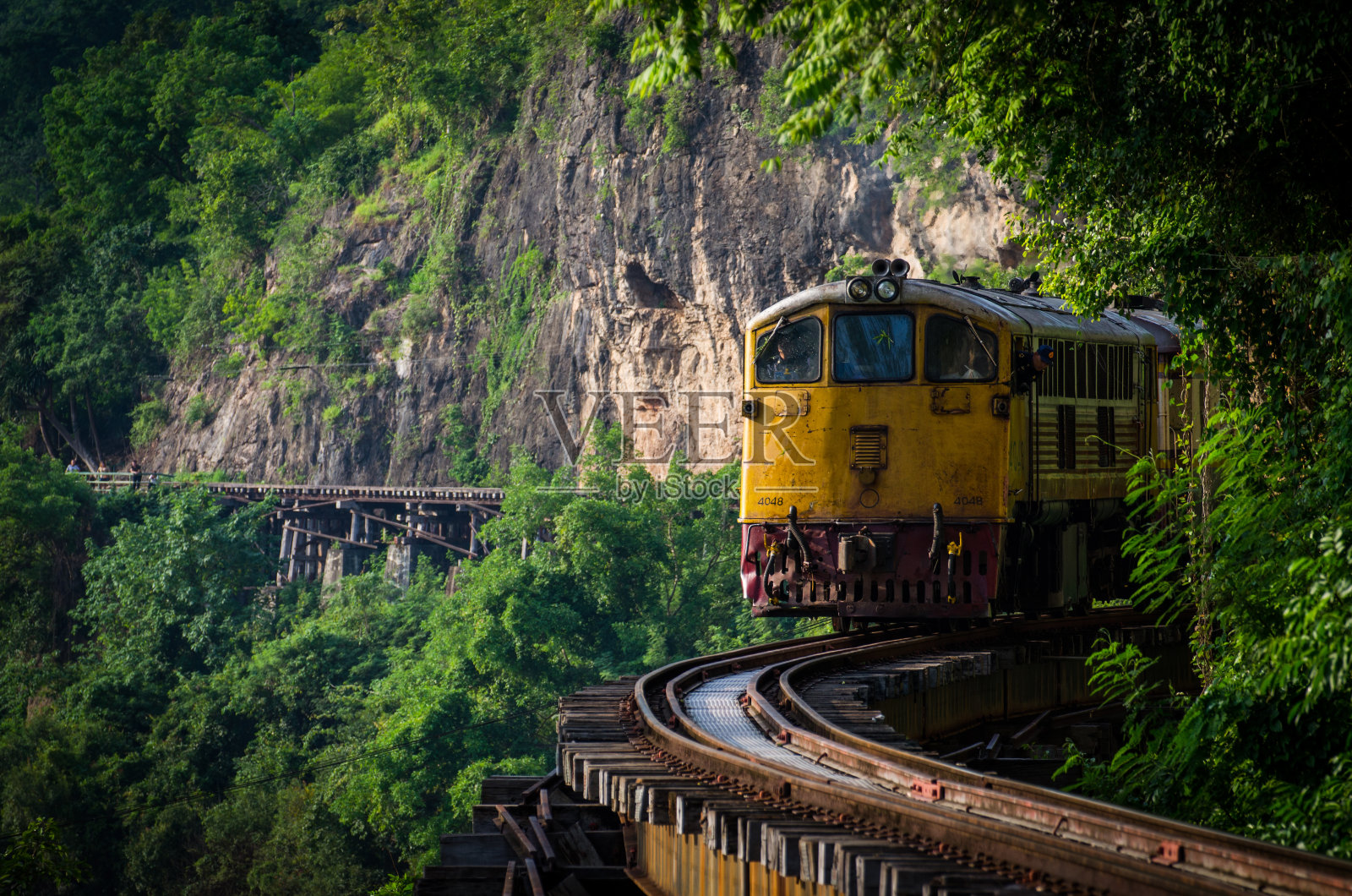 泰国铁路照片摄影图片