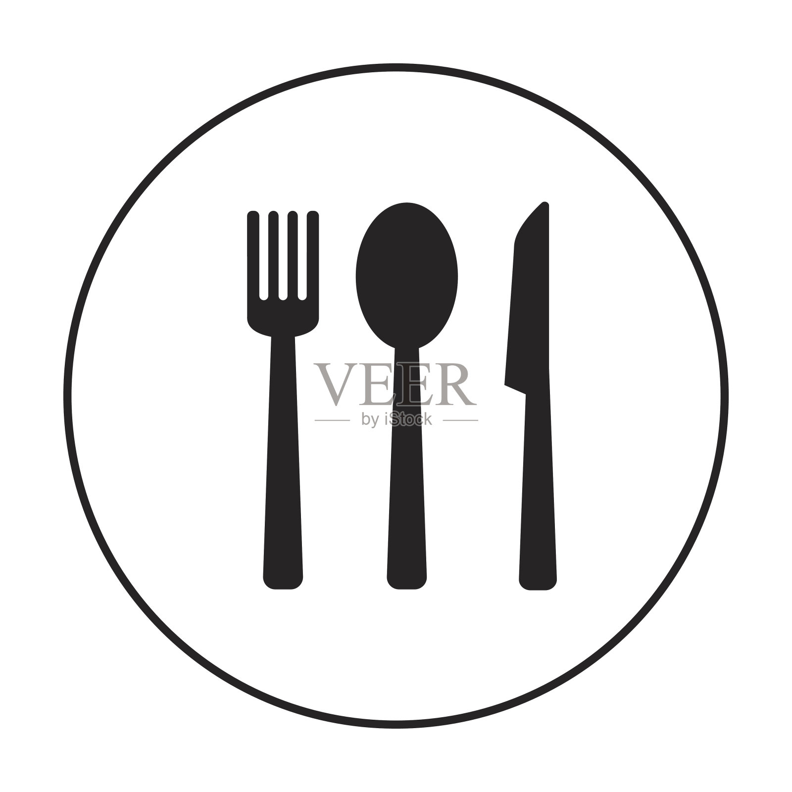 餐厅标志矢量设计元素图片
