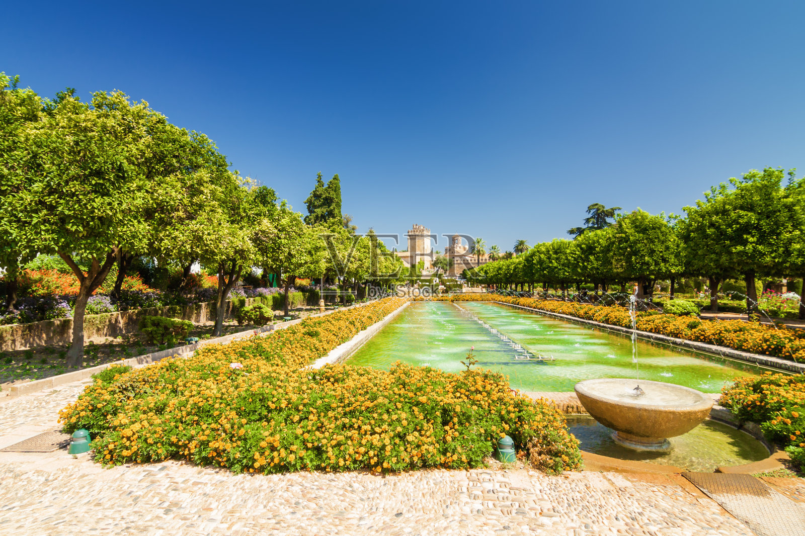 西班牙安达卢西亚省科尔多瓦的阿尔卡扎花园照片摄影图片