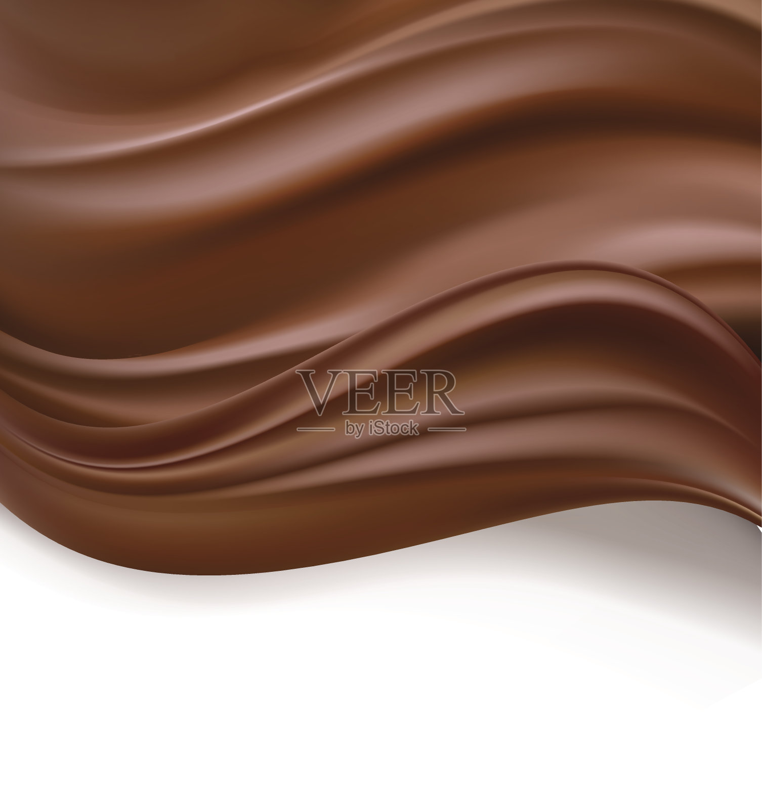 奶油巧克力背景插画图片素材