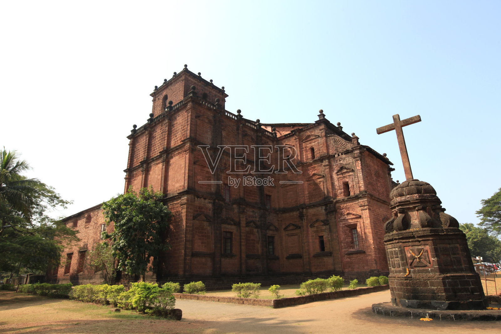 印度果阿邦耶稣大教堂照片摄影图片