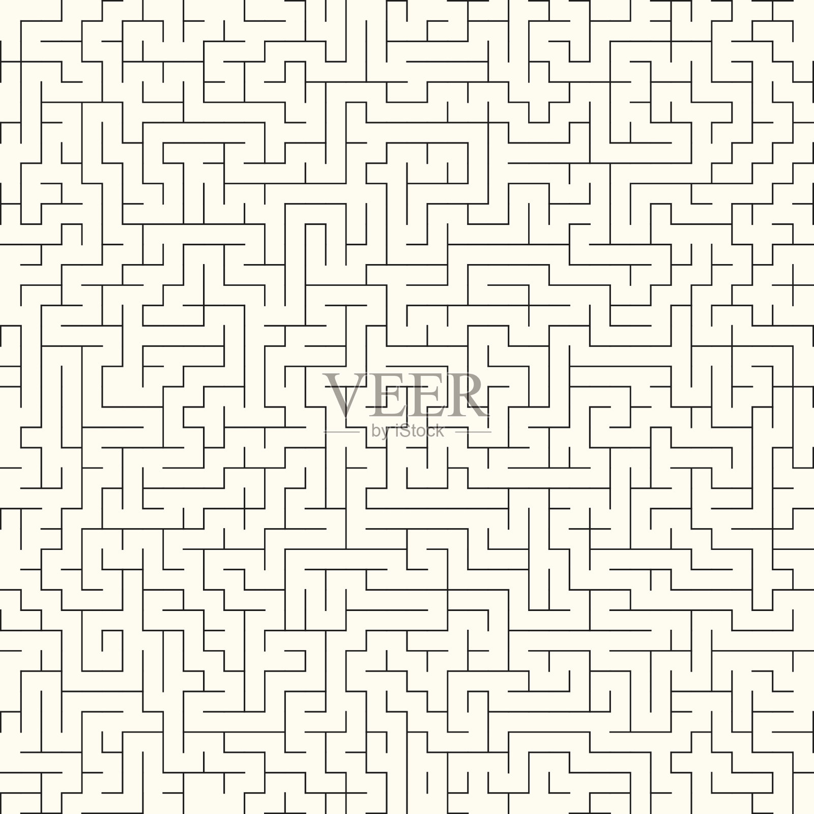 迷宫。无缝的向量的背景。插画图片素材