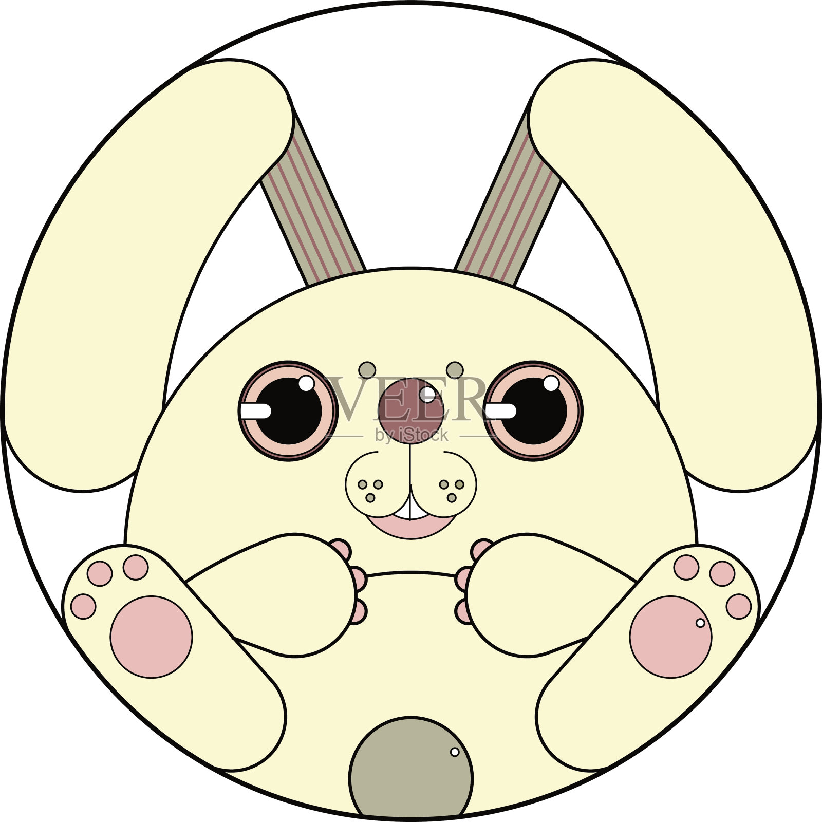 兔子插画图片素材