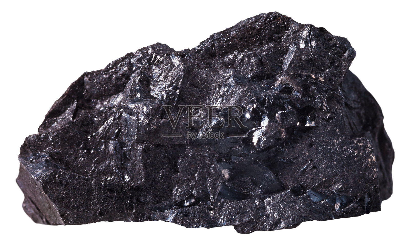 黑色无烟煤(煤)矿物石孤立照片摄影图片