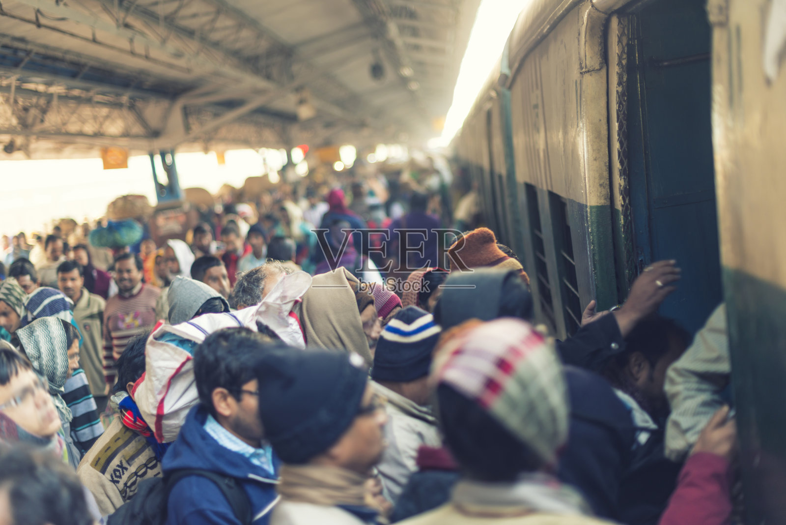 加尔各答火车站照片摄影图片
