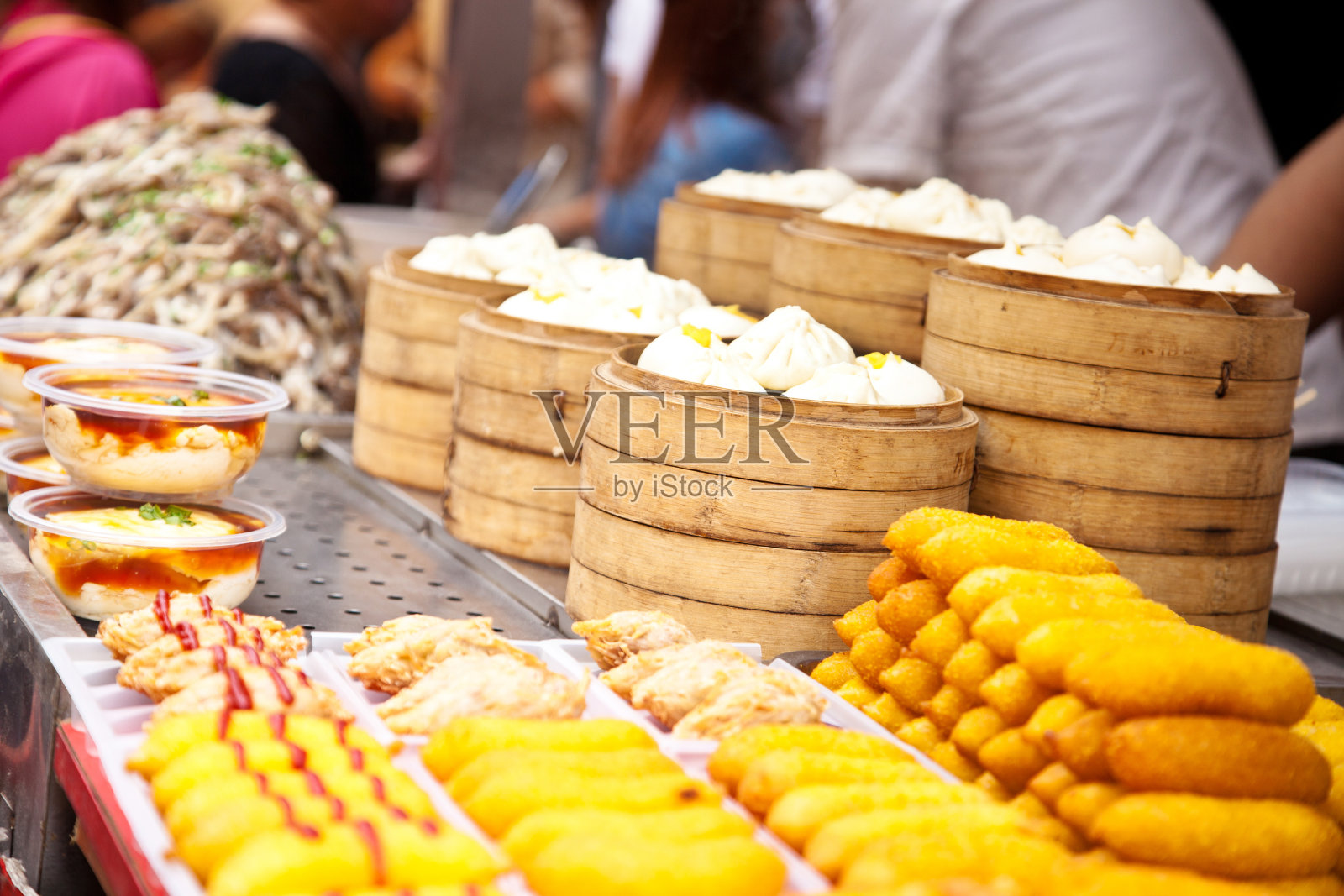 中国的食品市场照片摄影图片