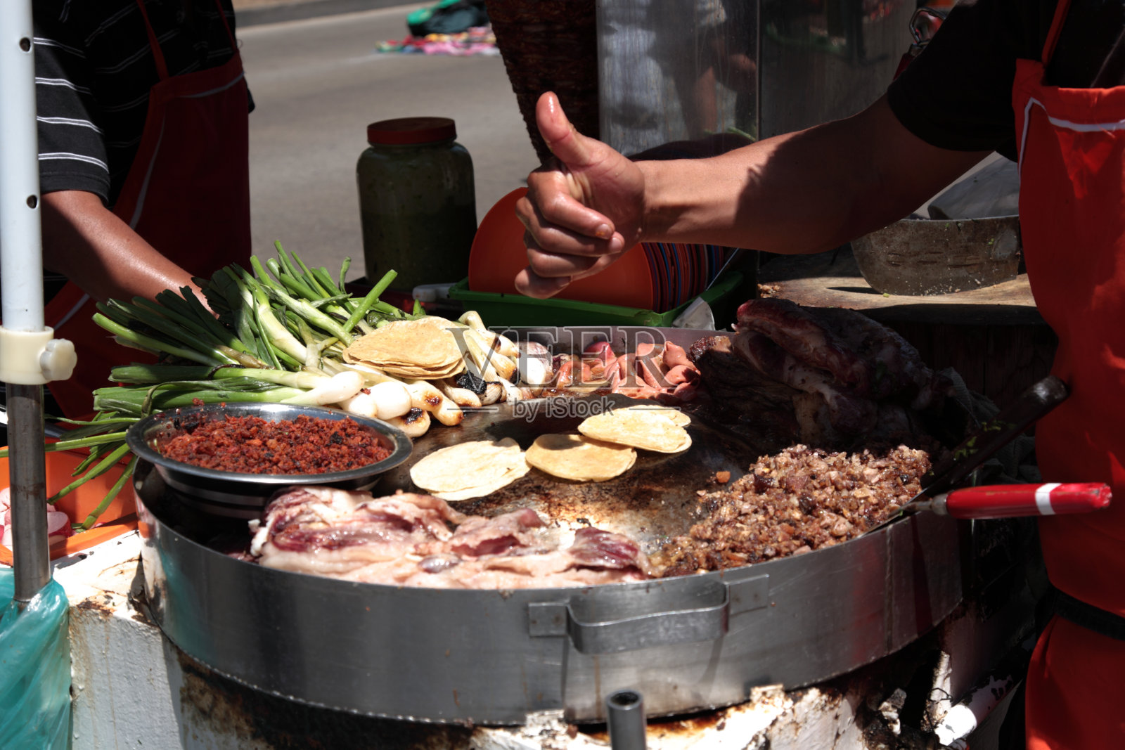 墨西哥街头小吃玉米饼照片摄影图片