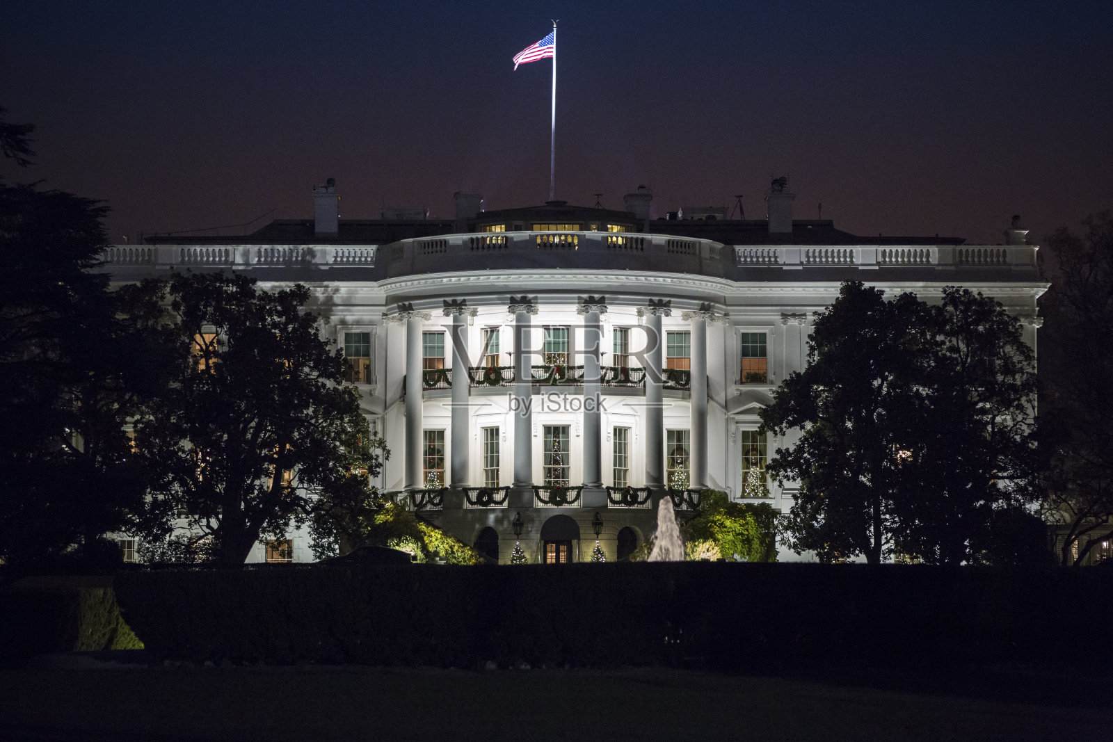 白宫之夜照片摄影图片