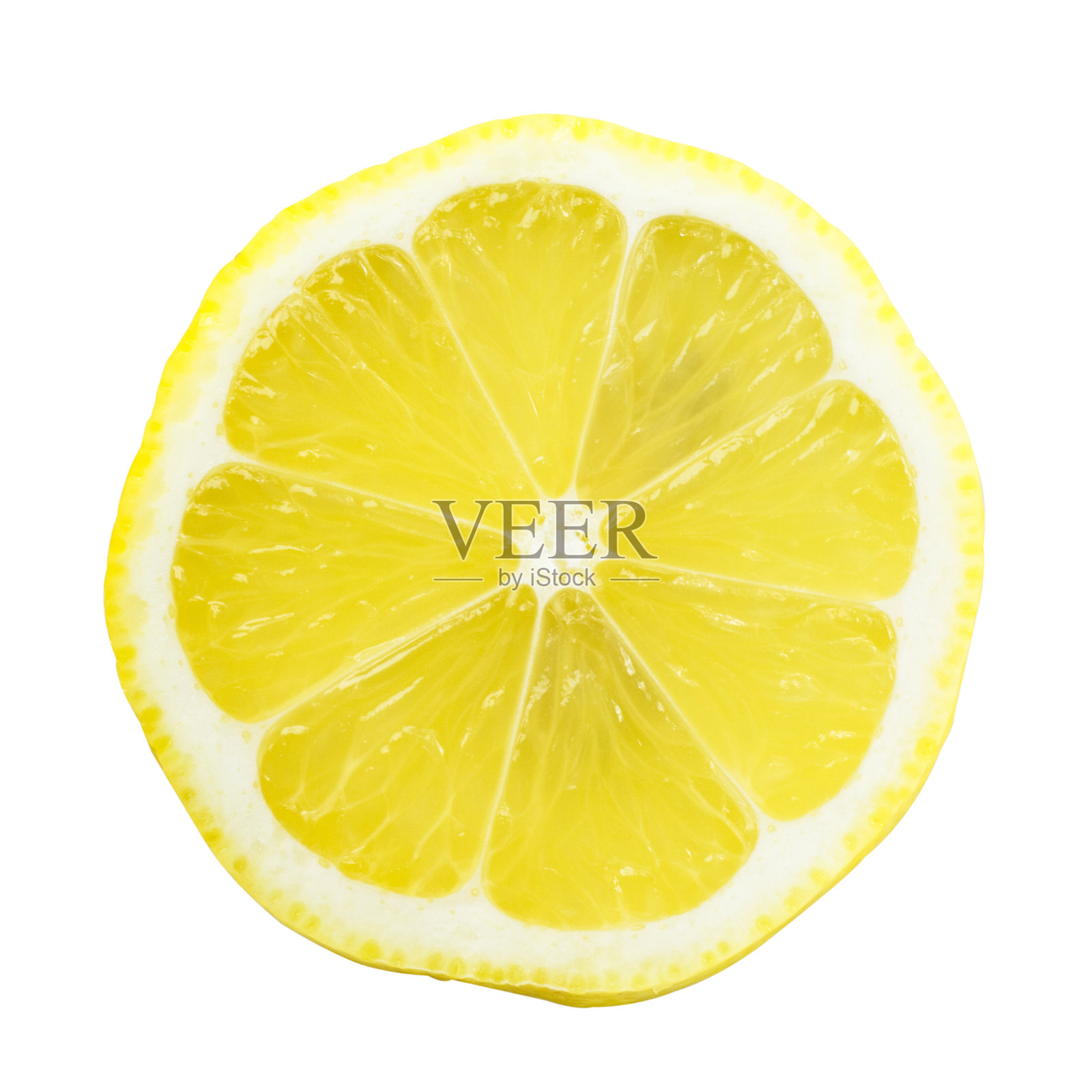 白色的柠檬片配上亮黄色照片摄影图片