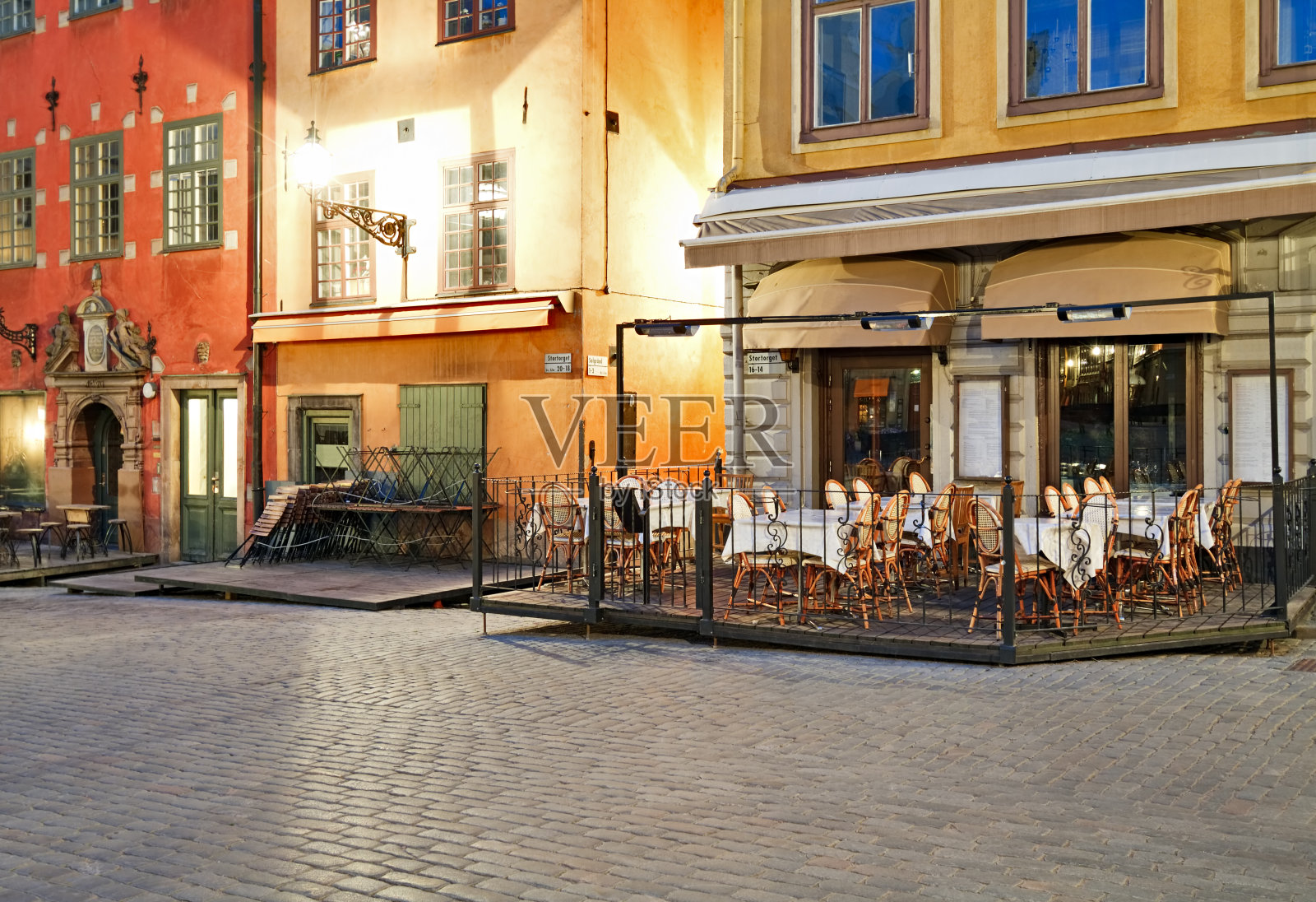斯德哥尔摩咖啡馆照片摄影图片