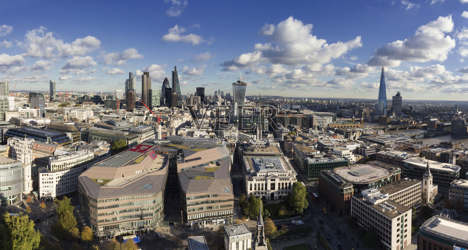 伦敦空中城市景观照片摄影图片
