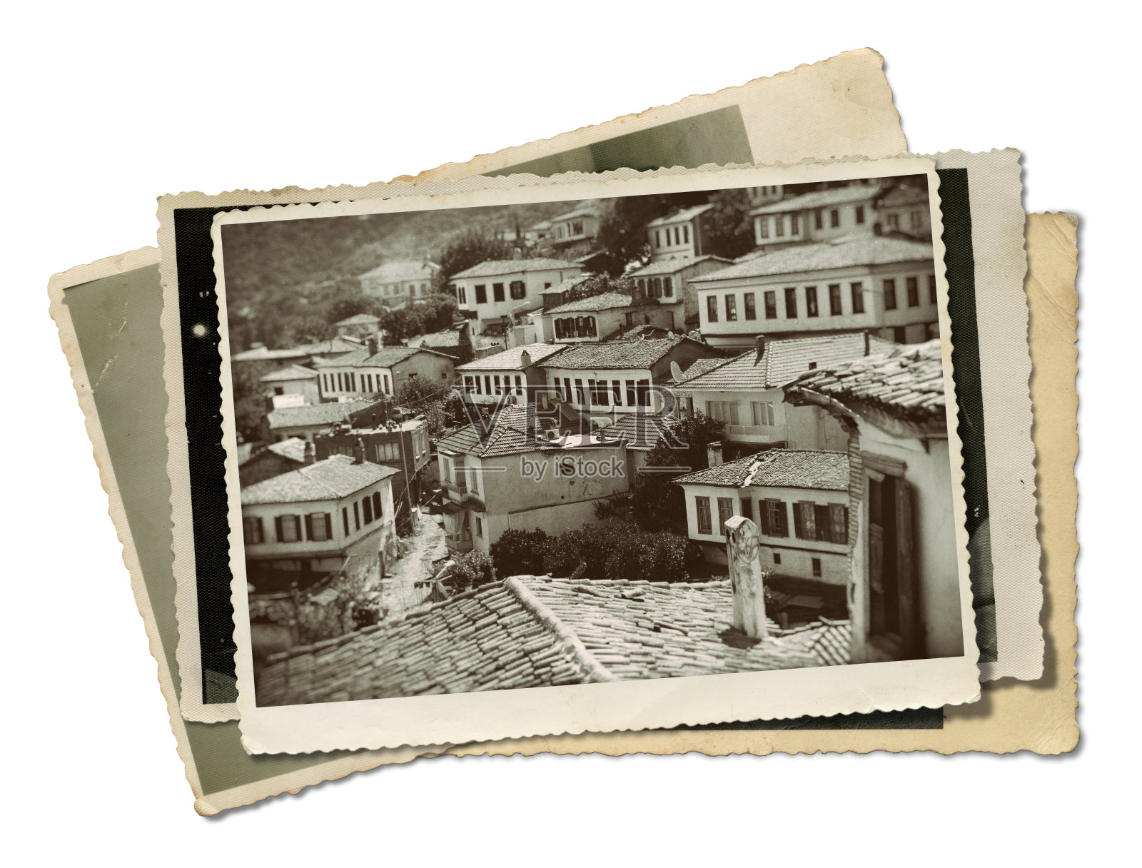 古老的土耳其的照片。孤立在白色背景。照片摄影图片