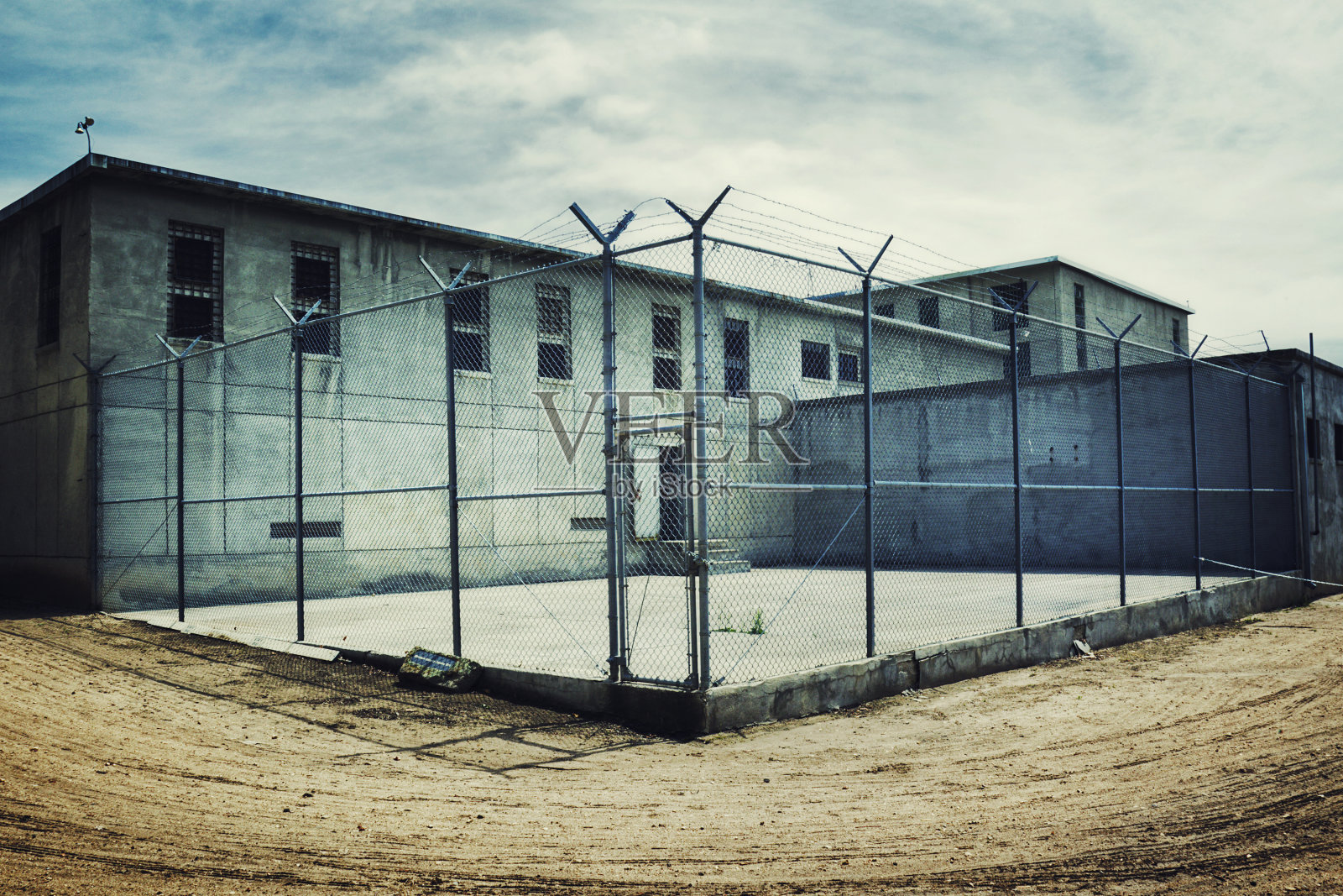 最高戒备监狱场地照片摄影图片