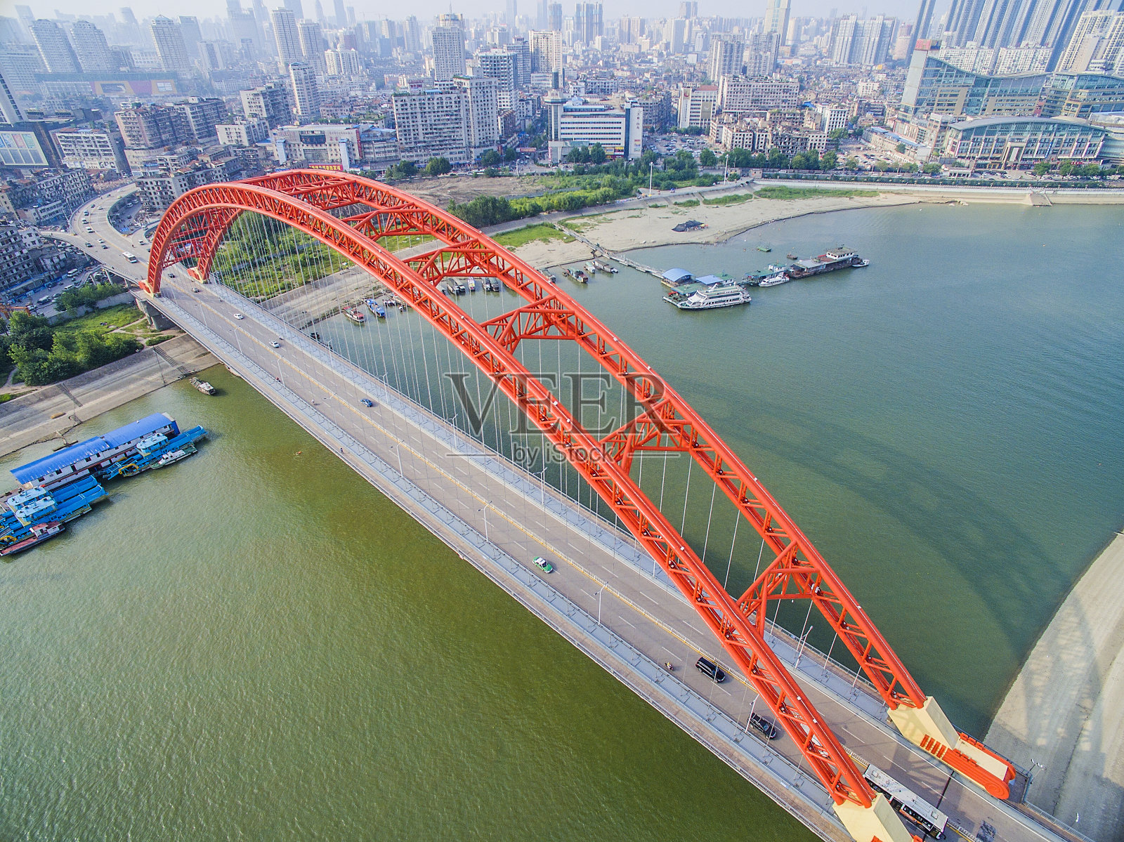 中国武汉青川大桥照片摄影图片
