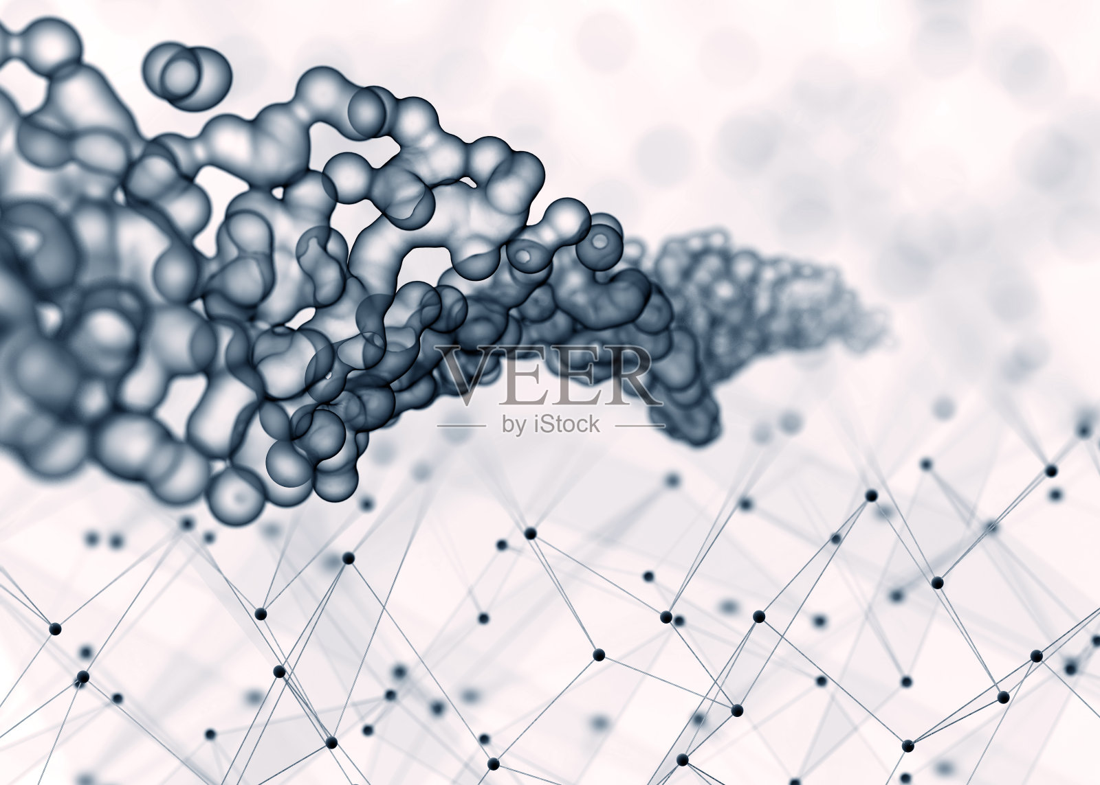 DNA，科学抽象背景插画图片素材
