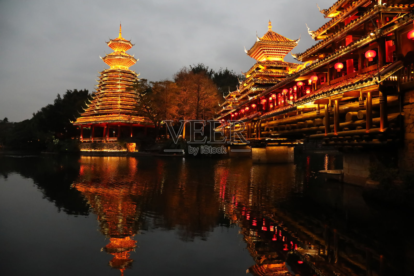 中国深圳彩灯照片摄影图片