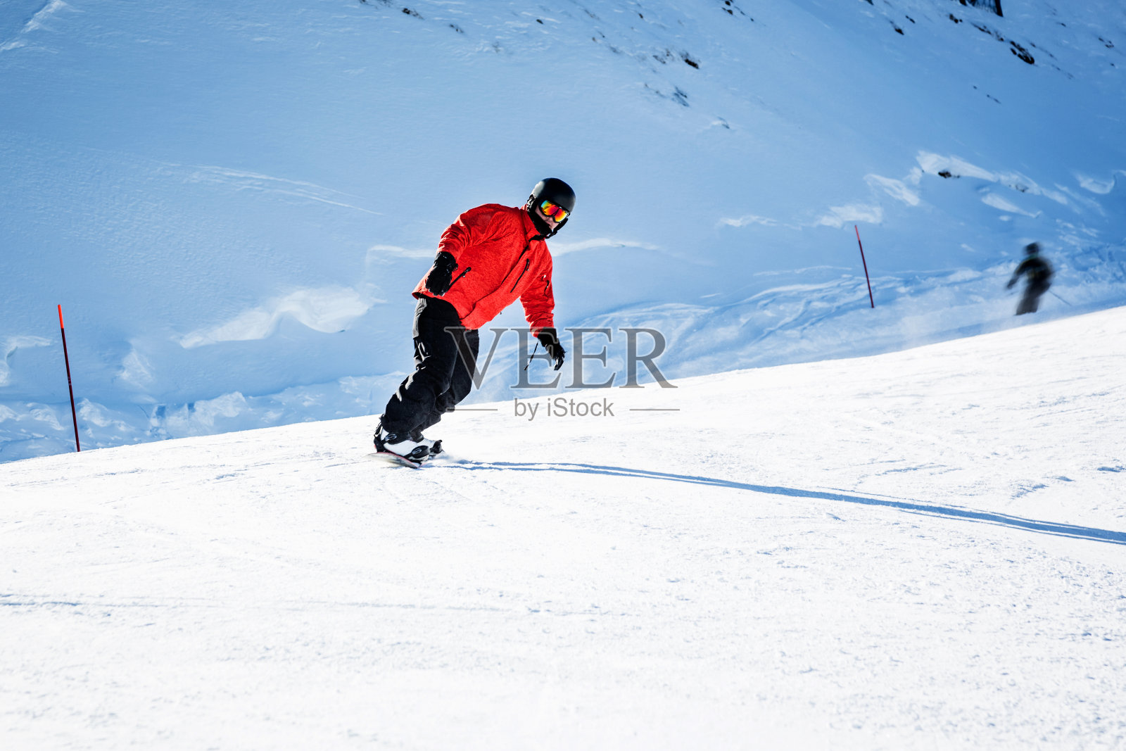 人滑雪照片摄影图片