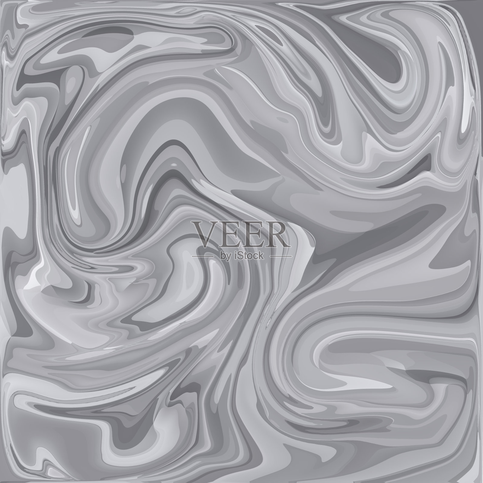 灰色白色数字丙烯酸颜色漩涡或类似的大理石扭曲插画图片素材