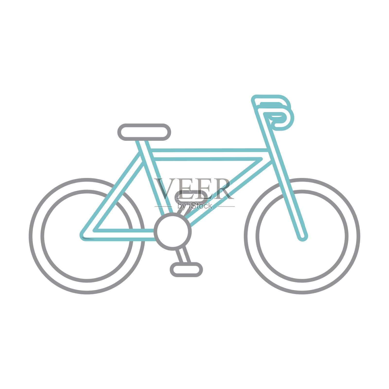 运动型自行车车设计元素图片